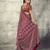 Red modal satin ajrakh print saree