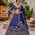 Plus Size Chinon Silk Embroidered Lehenga Choli Set | Ready to Wear 34-50