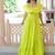 Lemon solid cotton tiered maxi dress for women