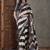 Black ready to wear silk saree with unstitched blouse