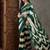 Green premium ready pleated saree with unstitched blouse