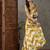 Yellow wedding wear ready to wear saree with blouse piece