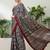 Black designer ready to drape saree for women