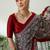 Black designer ready to drape saree for women