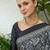 Black fancy ready to wear saree with blouse piece