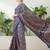 Blue traditional indian ready wear saree with blouse