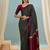 Black casual ready to wear saree for daily wear