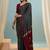 Black casual ready to wear saree for daily wear