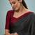Black casual ready to wear saree for daily wear