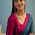 Blue wedding guest ready made saree with blouse