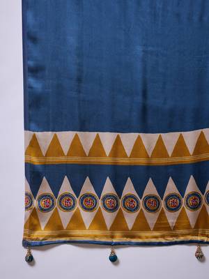 Yellow  ethnic ready wear saree collection 4