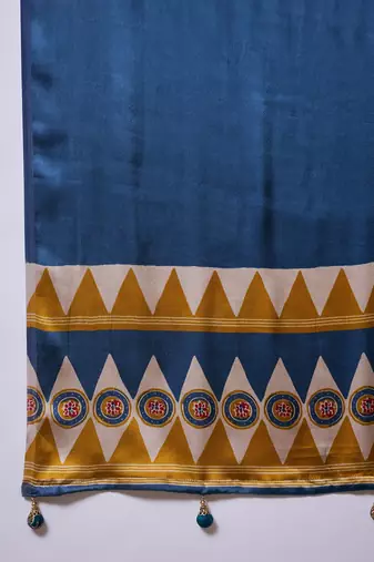 Yellow premium ethnic ready wear saree collection