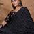 Black new arrival ready made saree for women