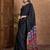 Black new arrival ready made saree for women