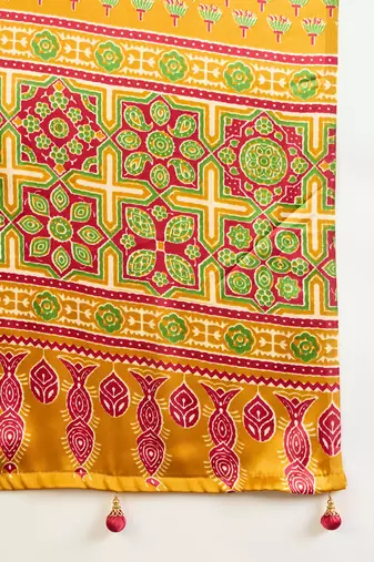 Yellow party wear ready pleated saree collection