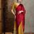 Yellow party wear ready pleated saree collection