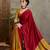 Yellow party wear ready pleated saree collection