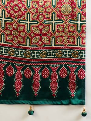 Green designer ready to drape saree for special occasions 5