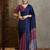 Wine ready to wear saree with fancy unstitched blouse