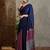 Wine ready to wear saree with fancy unstitched blouse