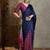 Wine ready to wear saree with fancy unstitched blouse