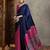 Pink georgette party wear ready to wear saree