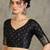 Cream festive collection ready pleated saree with blouse