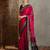 Red ethnic women's ready made saree collection