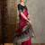 Red ethnic women's ready made saree collection