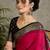 Red ethnic women's ready made saree collection