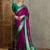 Wine designer festival ready made saree with blouse