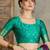 Wine designer festival ready made saree with blouse