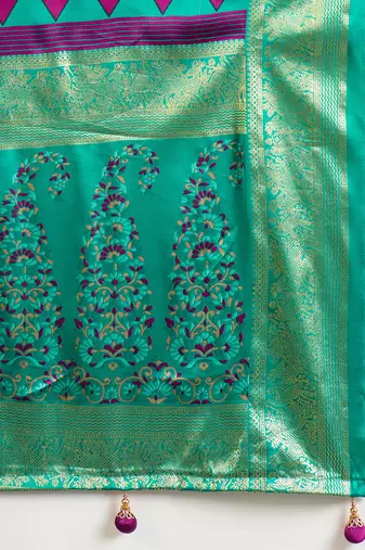 Wine designer festival ready made saree with blouse