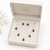 Mp jewellers black freshwater pearl necklace and stud earrings set, silver chain, dangle style