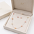 New jewels multicolour pearl station necklace and stud earrings set, silver chain, women's jewellery