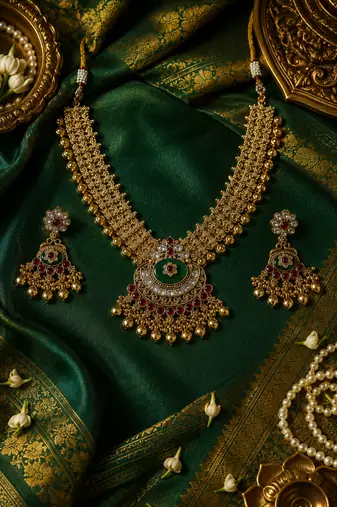 Ratnamandala Regal Temple Necklace