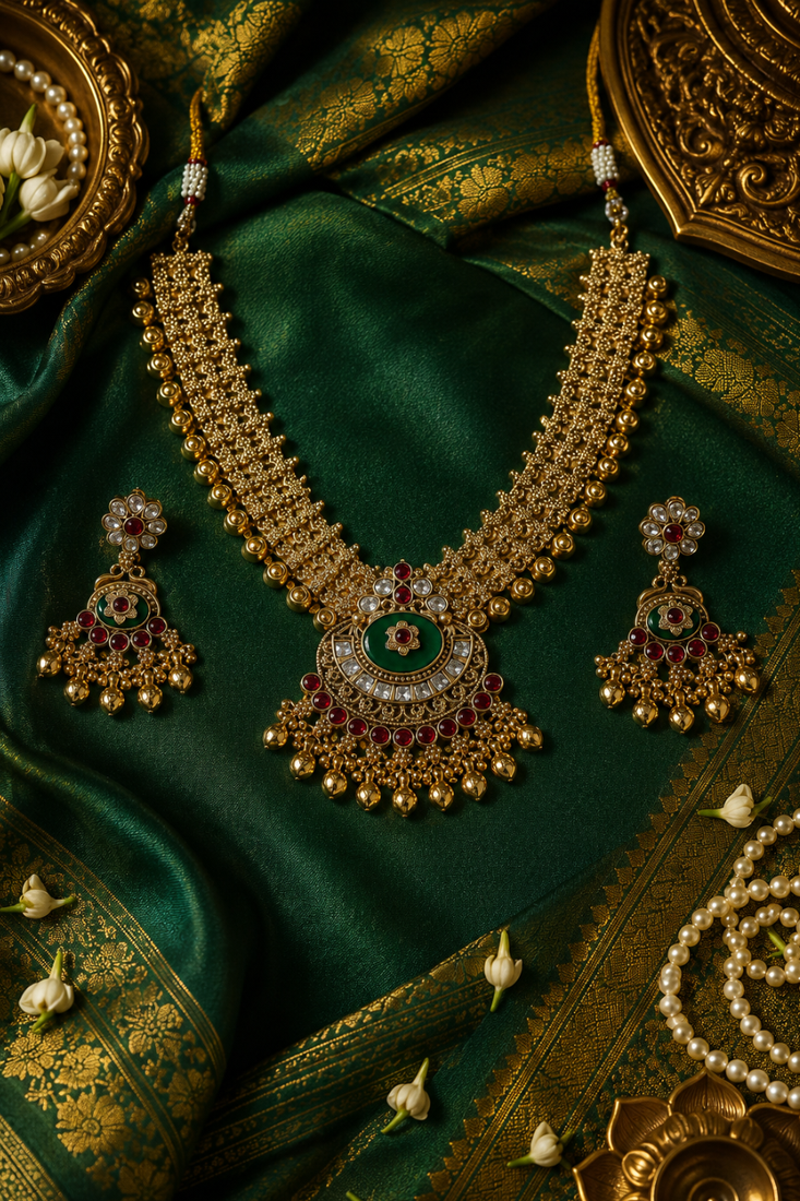 Ratnamandala Regal Temple Necklace