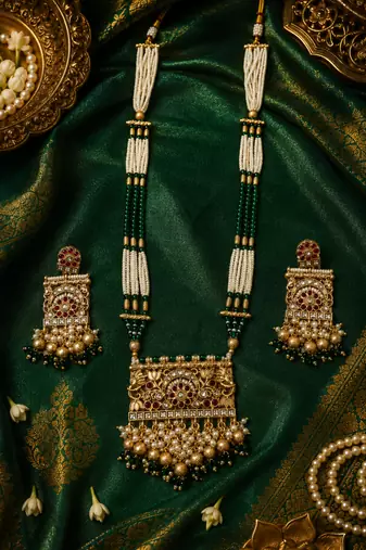 Muktadhara Heritage Temple Necklace