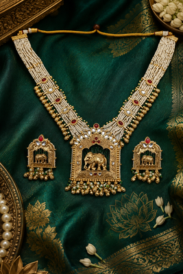 Gajadwara grandeur temple necklace 2