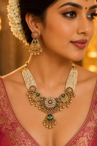 Padmakirti Imperial Temple Necklace