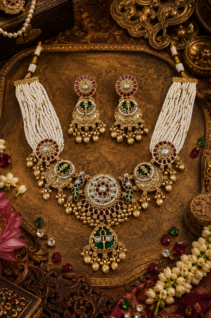 Padmakirti Imperial Temple Necklace