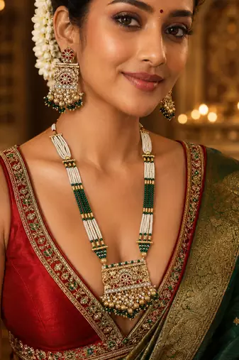 Muktadhara Heritage Temple Necklace