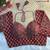 Maroon cotton blouse for women stylish saree blouse