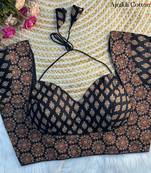 Black cotton blouse for women fancy saree blouse
