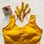 Yellow satin blouse for women festive saree blouse