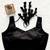 Black satin blouse for women plain saree blouse
