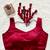 Maroon satin blouse for women sequence saree blouse