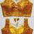 Yellow silk blouse for women traditional saree blouse