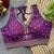 Purple silk blouse for women thread saree blouse