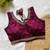 Wine silk blouse for women thread saree blouse